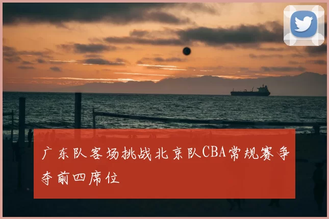 广东队客场挑战北京队CBA常规赛争夺前四席位