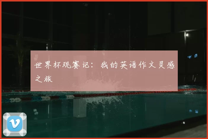 世界杯观赛记:我的英语作文灵感之旅