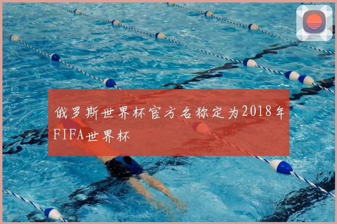 俄罗斯世界杯官方名称定为2018年FIFA世界杯